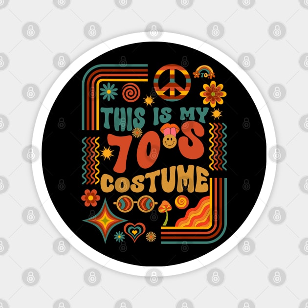 70'S COSTUME halloween Magnet by Myartstor 